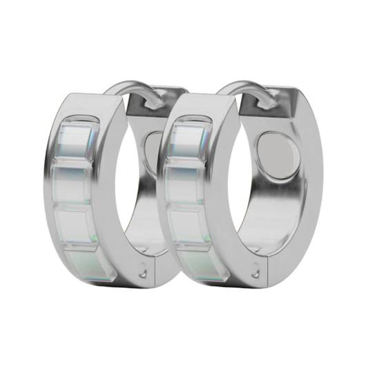 Harmony Silver Hoop Earrings